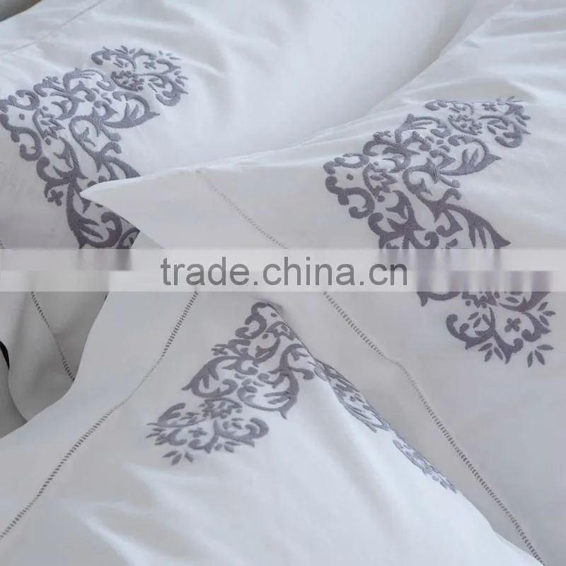 hand embroidery bedding set