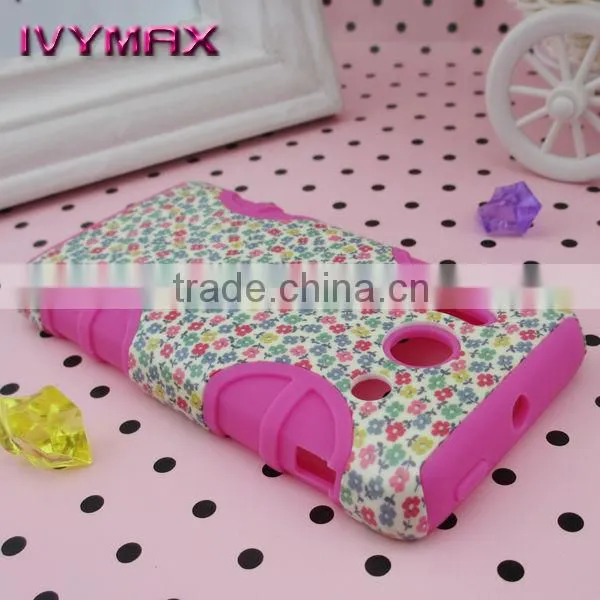 for Huawei Y300 dazzle design combo case