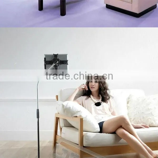 Universal flexible bedroom tablet floor stand
