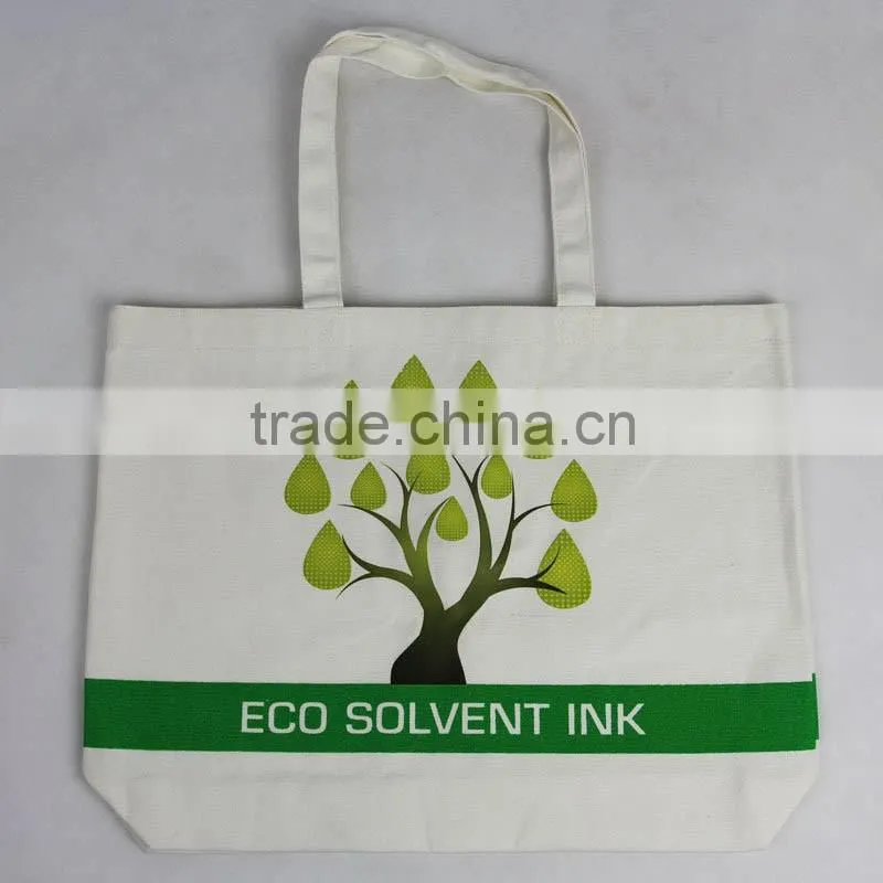 Custom Printed Eco Canvas Material Shopping Bags