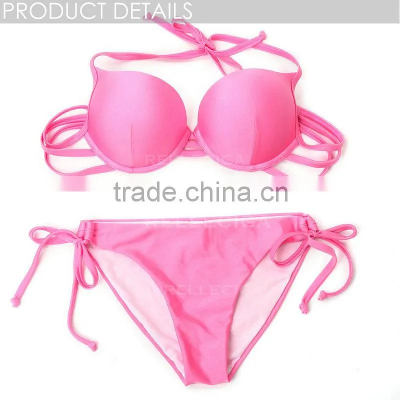 2015 New Hot Sales Swimwear & Beachwear Paded Push Up Bikini Set