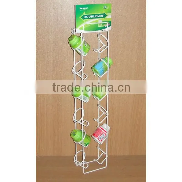space saving wire hanging chewing gum display fixture from china manufacturer