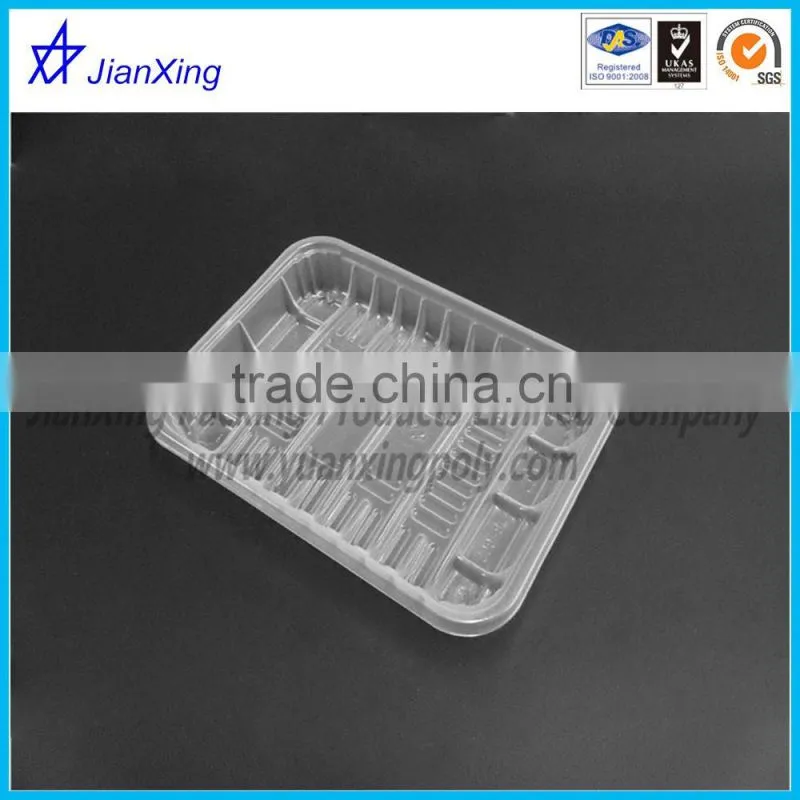Professional PP plastic disposable design frozen food tray