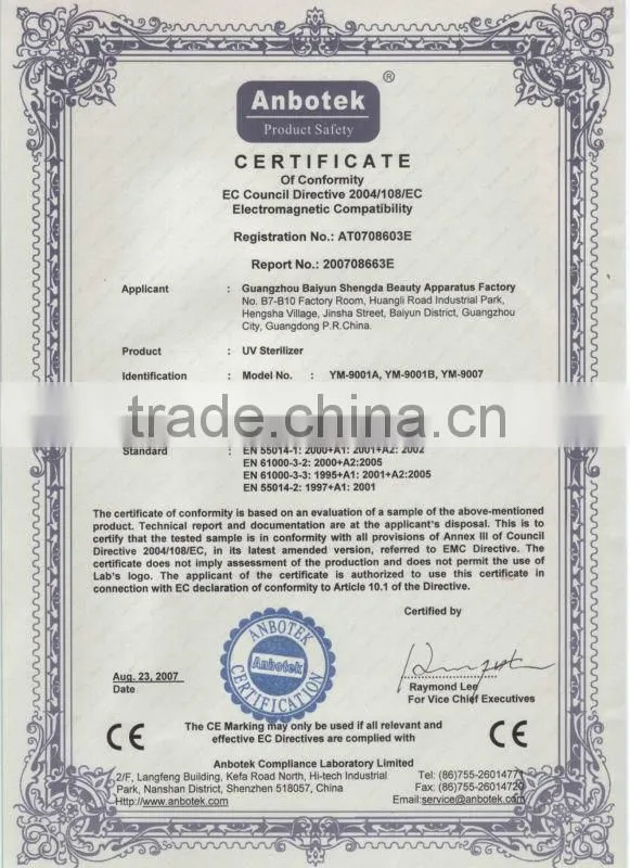 UV sterilizing equipment &UV Sterilizer &disinfection cabinet