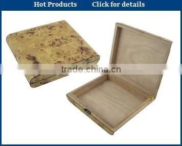 premier black square wood humidor box for sale