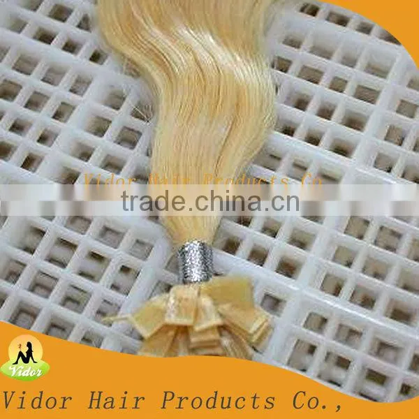 2013 Beauty Remy Human Hair Wholesale 20inch 1g/strand OEM,ODM Flat Keratin Tip Hair Extensions