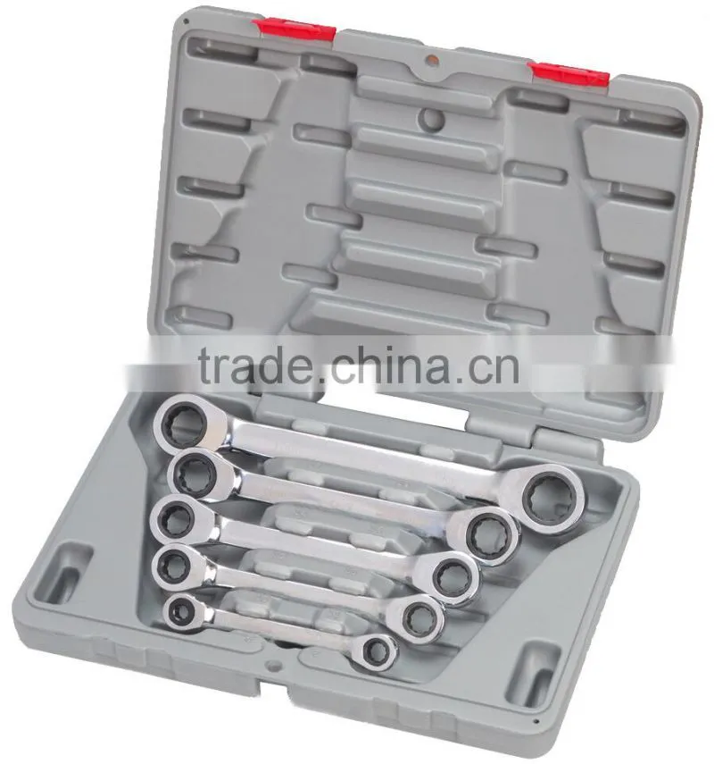 Double Head Ratchet Offset Ring Wrench Set