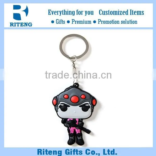 Promotional PVC Keyring With Customized Design