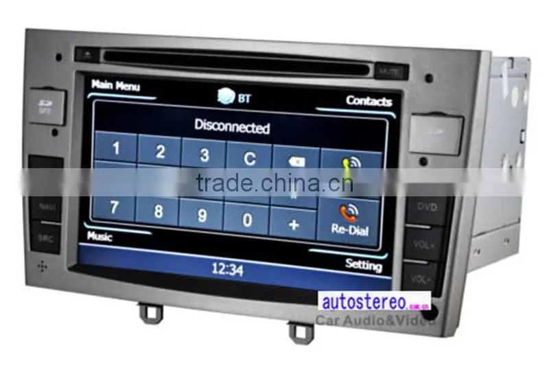 Car Stereo GPS Navigation Multimedia DVD for Peugeot 207 car video car audio