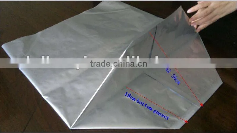 Heavy duty AL laminated plastic packaging bags