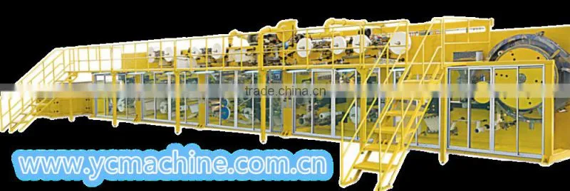 Full-servo high quality machine for making disposable diapers