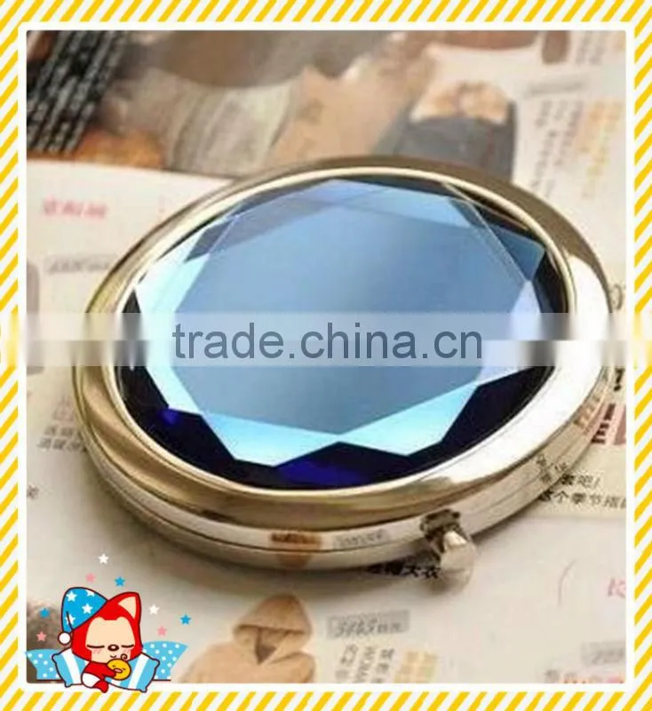2013 Personality glass mirror pocket mirror with box
