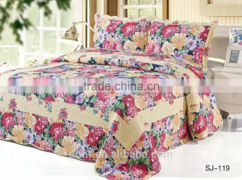 Booming Floral Patchwork Quits