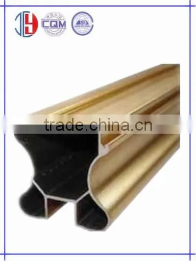 Purple Side Stile Aluminium Profile For Wardrobe Sliding Door