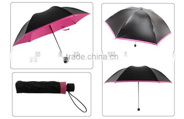 3 Folding Sun Umbrella, Pocket Folding Umbrella, 3 Fold Umbrella