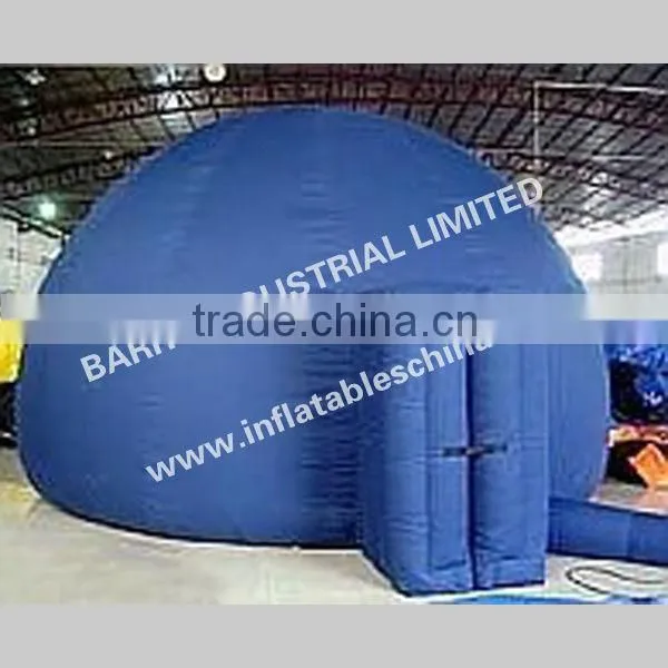 2013 Barry outdoor inflatable projective tents/inflatable dome tent