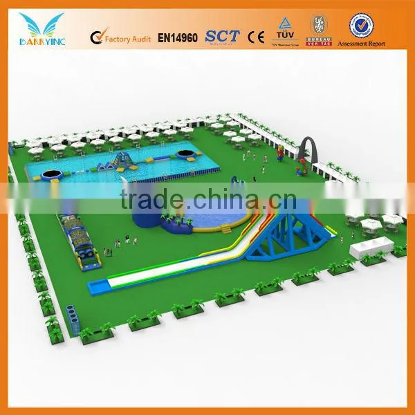 Inflatable floating water park, Cheap inflatable water theme park