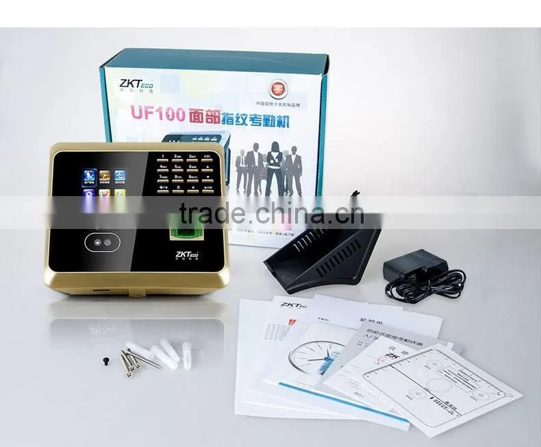 Linux system TCP / IP network biometric facial and fingerprint time attendance and access controller