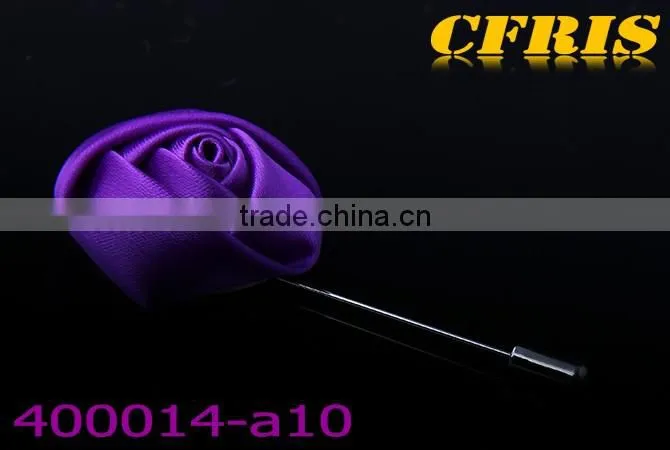 2016 New arriving silk flower bud lapel pins