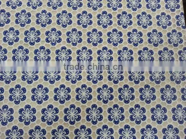 New Arrival YH003# Lace Fabric / High Quality Burning Flower Lace Fabric / New Design Garment cloth Lace Fabric