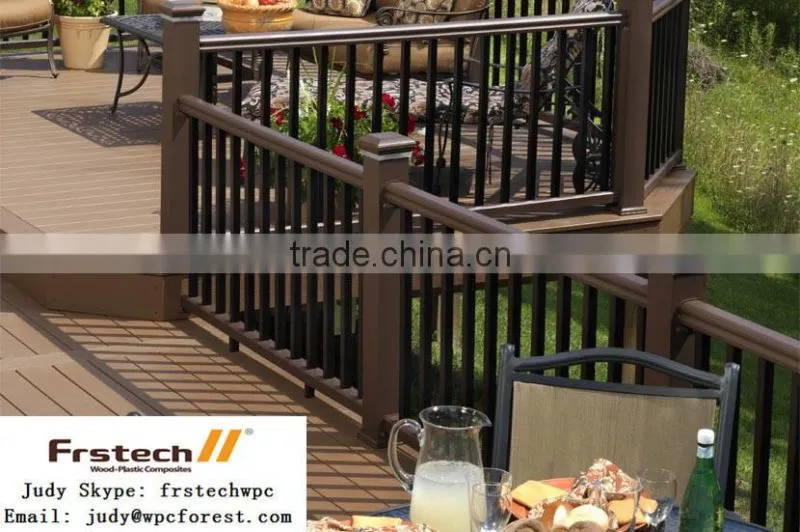2016 New Model! Easy installation- WPC DIY Outdoor Plastic Wooden Handrails