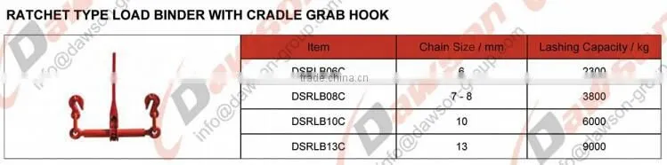 Made in China Load Binder for ratchet / ratchet type load binder