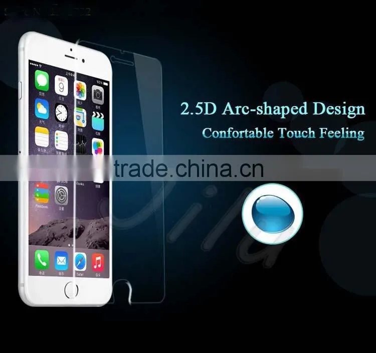 9h hardness tempered glass screen protector for iphone 0.33MM tempered