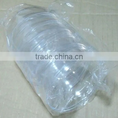 plastic clear transparent open christmas ball