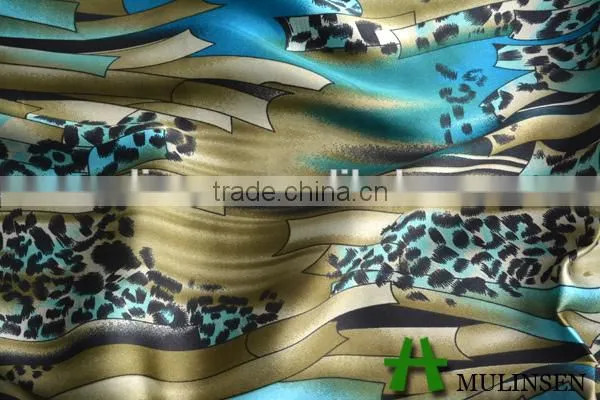 Mulinsen 2015 printed flower twist 100 polyest fabric manufacturer
