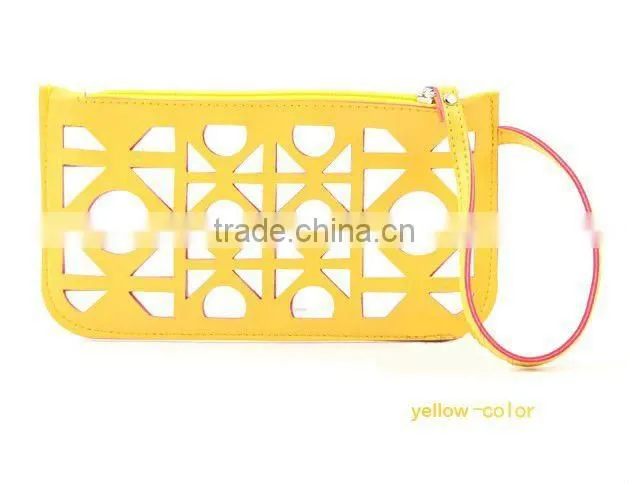 hollowed-out PU cosmetic bag