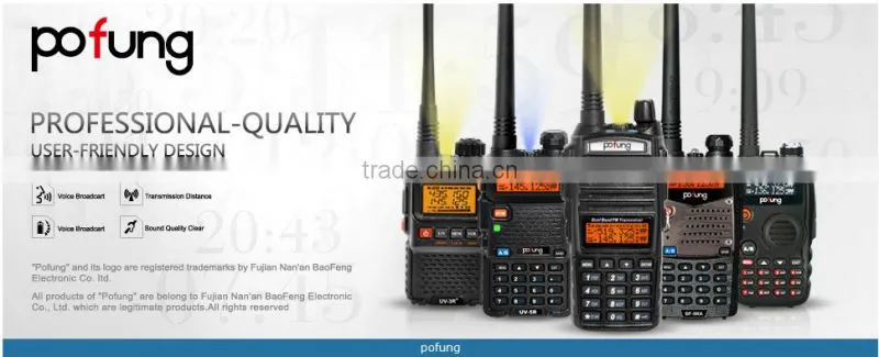 Best sell CE FCC Rohs approved BAOFENG UV-5R Handheld Walkie Talkie 5W vhf uhf 2-way radio