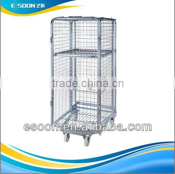 Storage sheds cage rolling metal storage bins