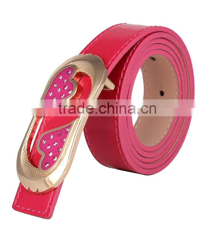 Fashion Brand Heart Buckle Lovers Belts