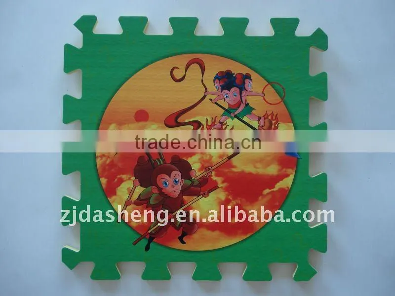 EVA kid mat with heat transfer printting