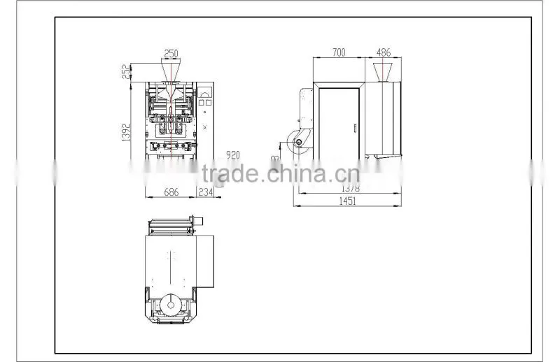 SW-P520 2014 Agriculture Products Automatic Packing Machine