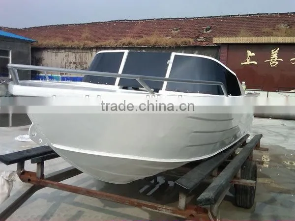 CE Certificate Center Console Fishing Aluminum Boat