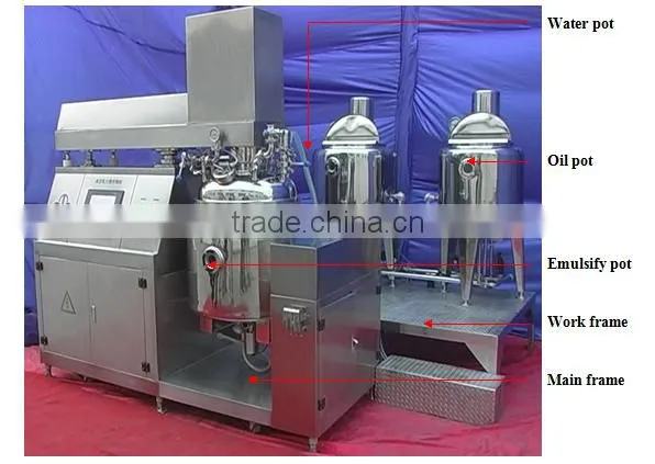 Pharmaceutical Ointment Homogenizer Blender Tank