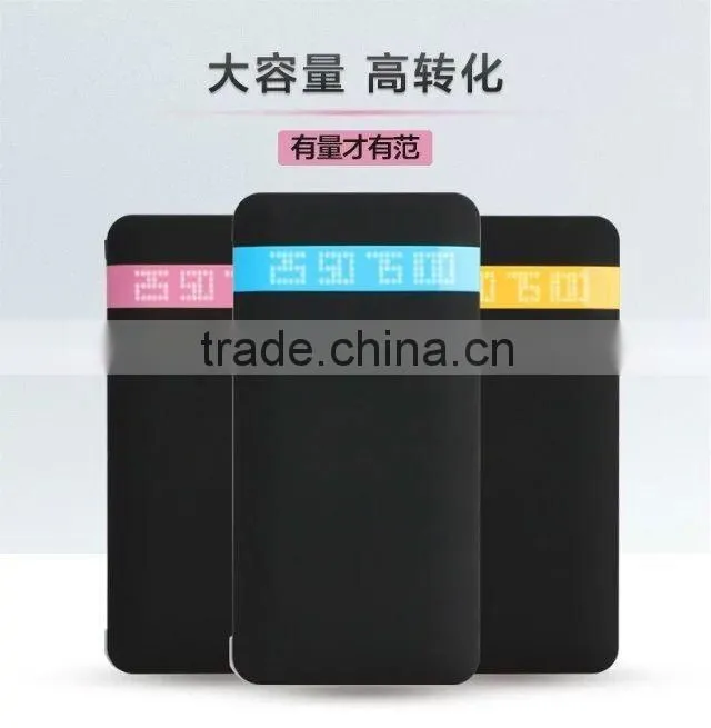 Factory New 8000mah Ultra Slim Powerbank With double Cable and connector for iPhone 5/5S/6/6S