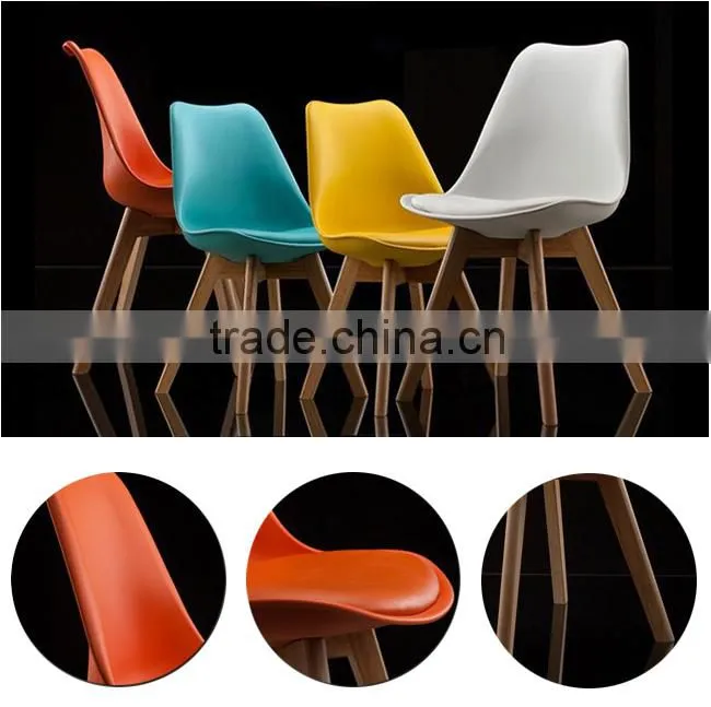 2015 new style modern indoor&outdoor modern office furniture cheap chair colored plastic chair
