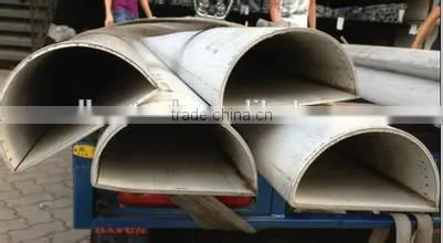 china cheap astm 304 314 316 half round stainless steel pipe