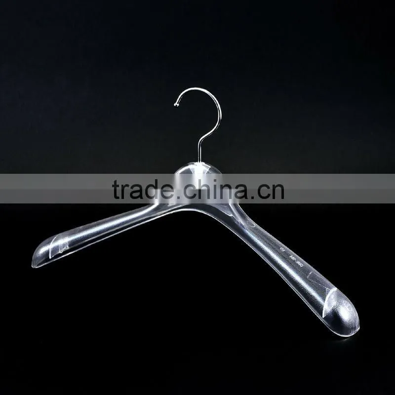 Transparent Plastic Suit Hanger for Boutique Dresses