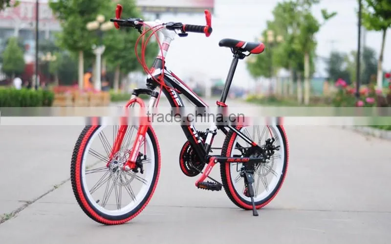 20-inch mountain bike 21 speed double disc brakes kid's mountain bike