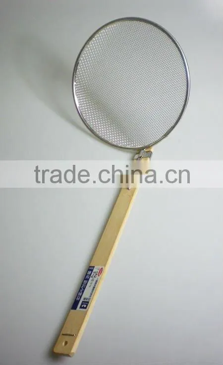 Noodle Strainer with Bamboo Handle Vertical 27cm