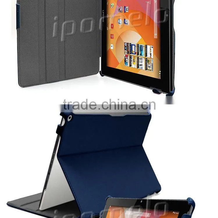For Medion Lifetab S10334, heat setting leather tablet case for Medion Lifetab MD98811