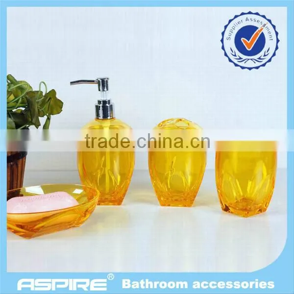Straw and corn handsome appearance 7pcs bathroom set