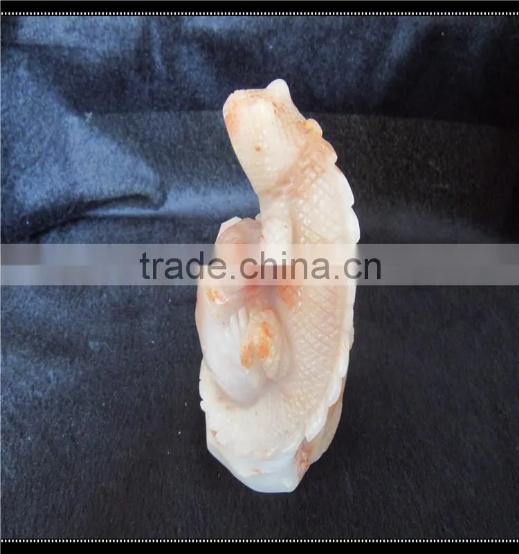 Lucky quartz crystal lizard animals for healing energy decor