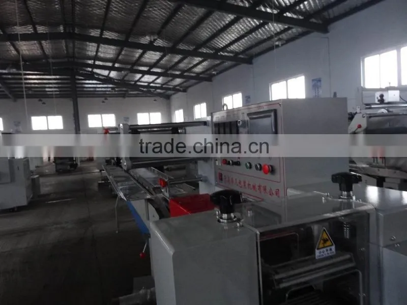 New Product Trayless On Edge Automatic Envelope Type Biscuit Wrapping/Packing Machine