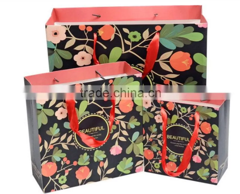 Designer classical famous brand paper bag