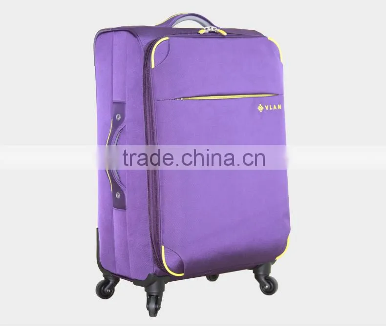 beautiful aluminum trolley handle luggage spinner luggage