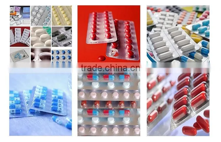 Transparent blue pvc shrink film for packing or pharma